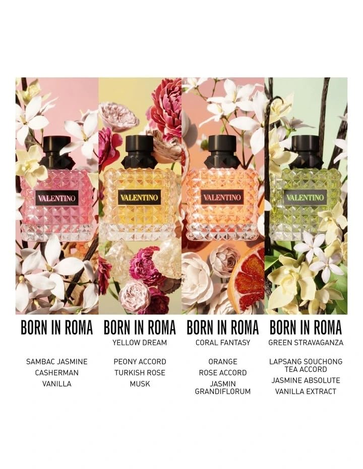Valentino Donna Born in Roma Green Stravaganza EDP 100ml 3.4oz Women Fragrance Tester No Box