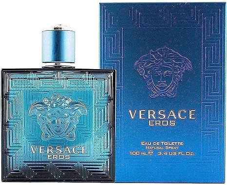 Versace Eros Eau de Toilette Spray for Men – 3.4 oz