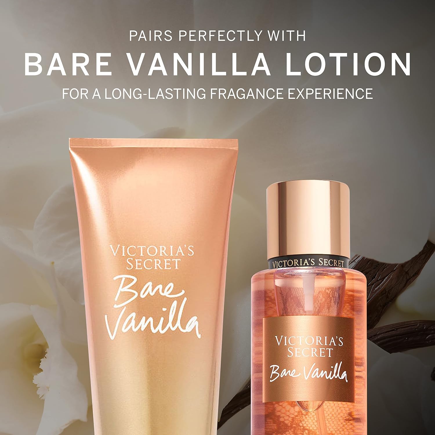 Victoria's Secret Bare Vanilla Body Mist - Long-Lasting Fragrance Spray for Women (8.4 oz)