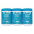 Vital Proteins Collagen Peptides 3-Pack – Unflavored &amp; Chocolate – Supports Hair, Skin, Nails, Bones & Joint Health – Grass-Fed, Non-GMO, 20g Protein per Serving – 24oz &amp; 32oz Variety