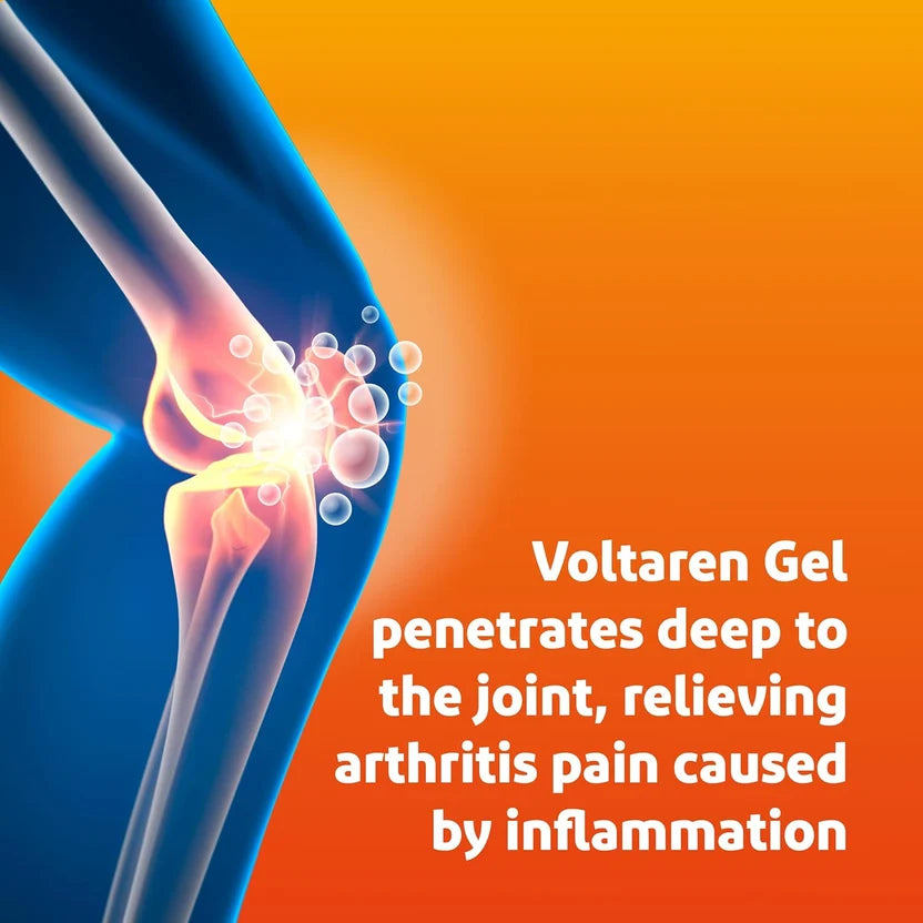 Voltaren Arthritis Pain Gel – Diclofenac Relief Cream, 50g Tube