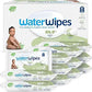 WaterWipes Plastic-Free Textured Clean Baby & Toddler Wipes - 99.9% Water-Based, Unscented, Hypoallergenic, Sensitive Skin Safe | 60 Count (12 Packs)
