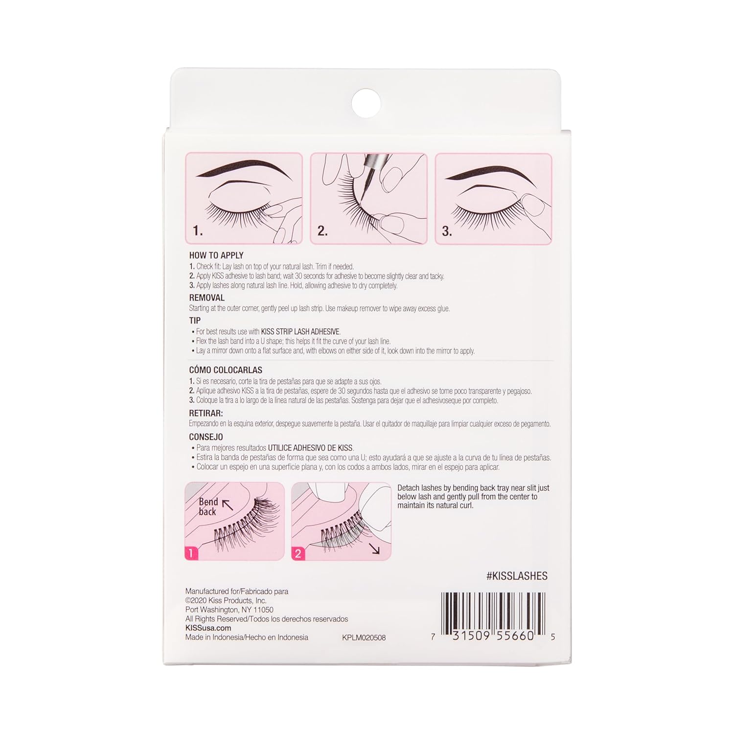 KISS So Wispy False Eyelashes, Style #11, 12 mm | 5-Pair Multipack, Lightweight, Reusable, Contact Lens Friendly, Easy to Apply