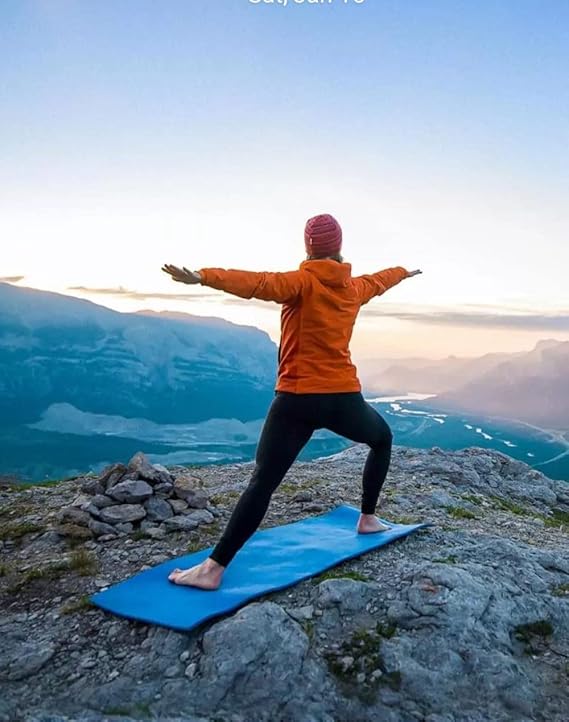 CAP Barbell Non-Slip Fitness Yoga Mat – 3mm Thick, Lightweight & Durable, Perfect for Home, Studio & Travel