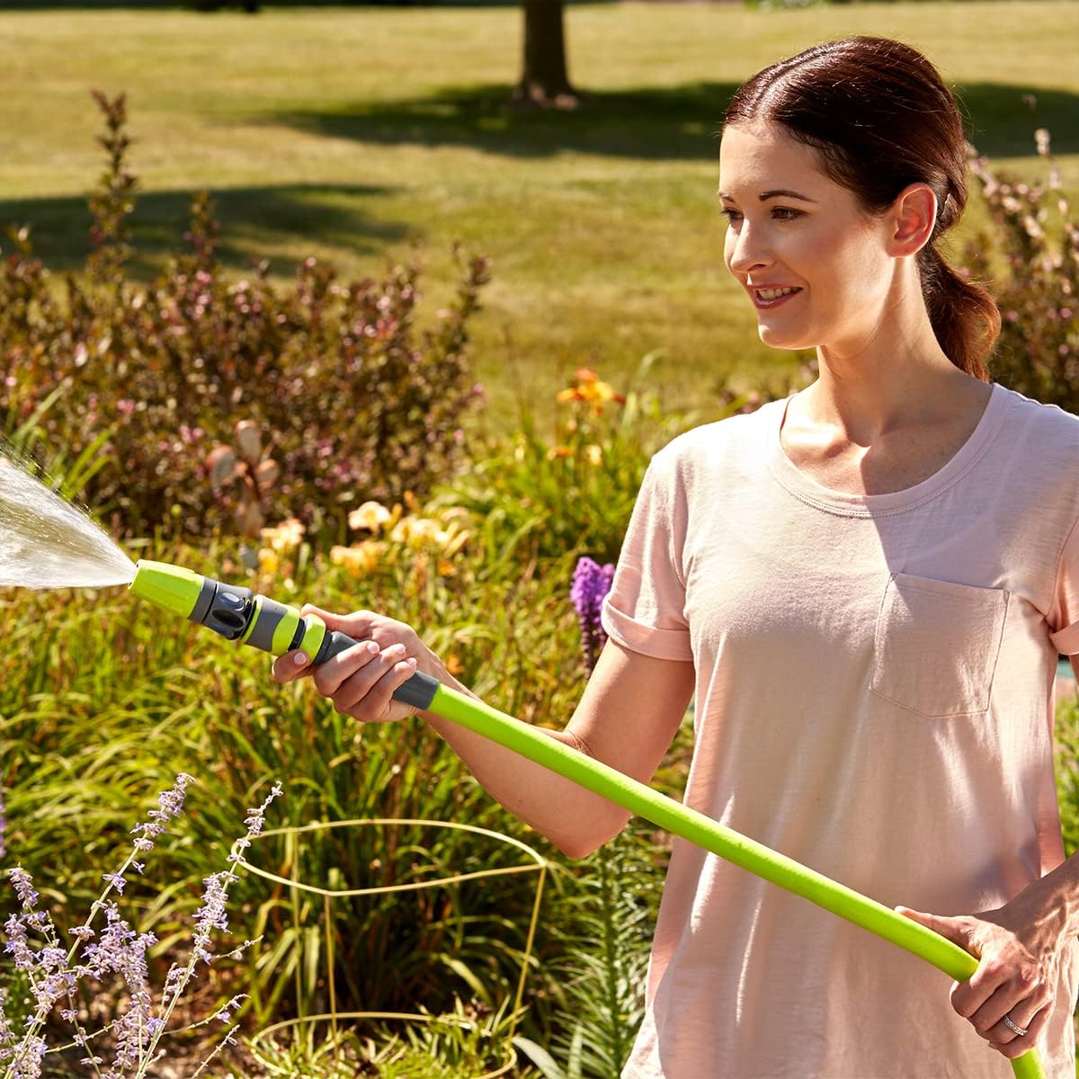 Flexzilla Garden Hose 5/8 in. x 50 ft - Heavy Duty, Lightweight, Drinking Water Safe, ZillaGreen - Ballimart