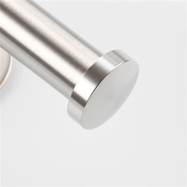 Stainless Steel Toilet Paper Holder Adhensive Tissue Paper Roll Holder for Bathroom Nickel - Ballimart