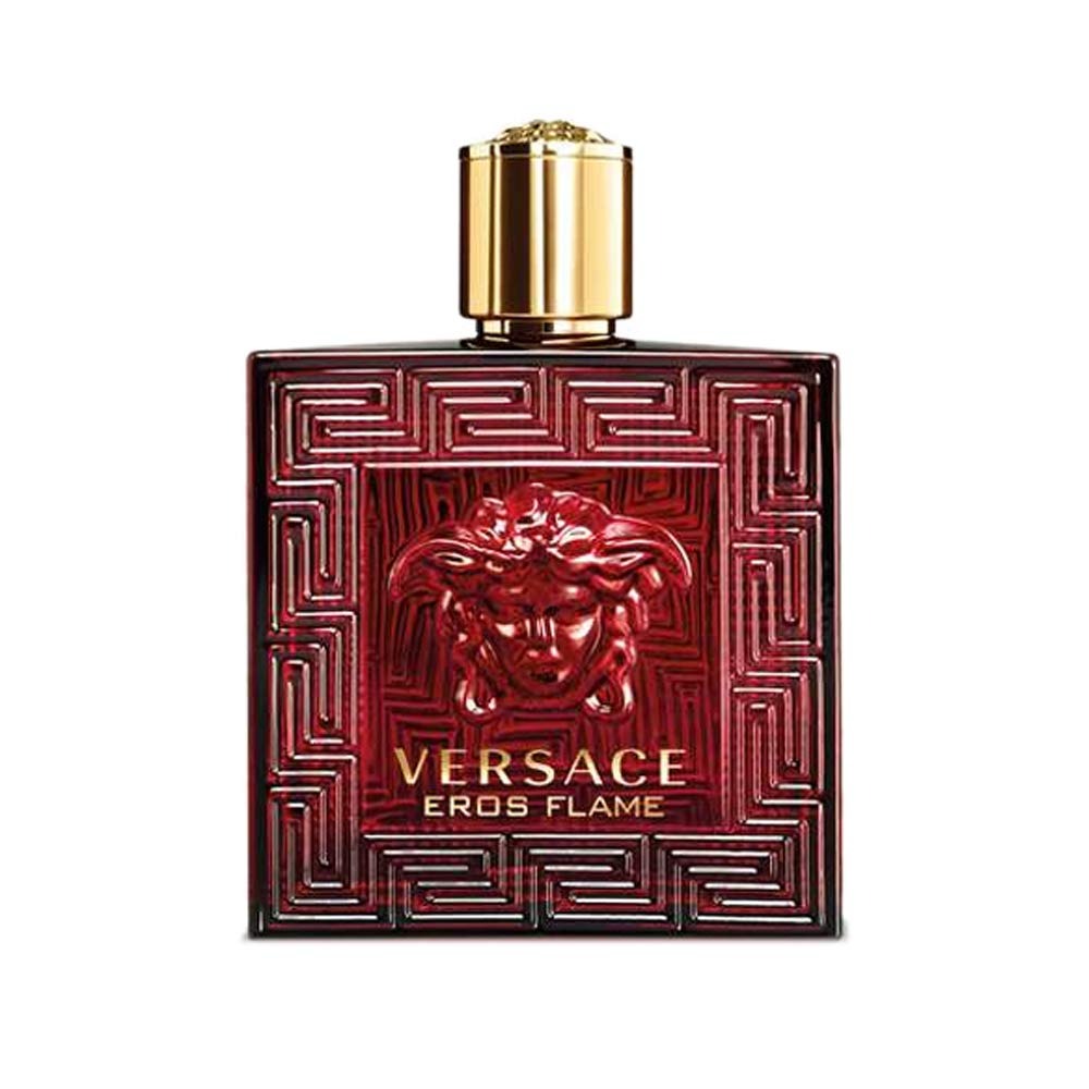 Versace Eros Flame Eau De Parfum Spray 3.4 oz / 100ml – Spicy Woody Men’s Luxury Cologne, Long-Lasting Fragrance