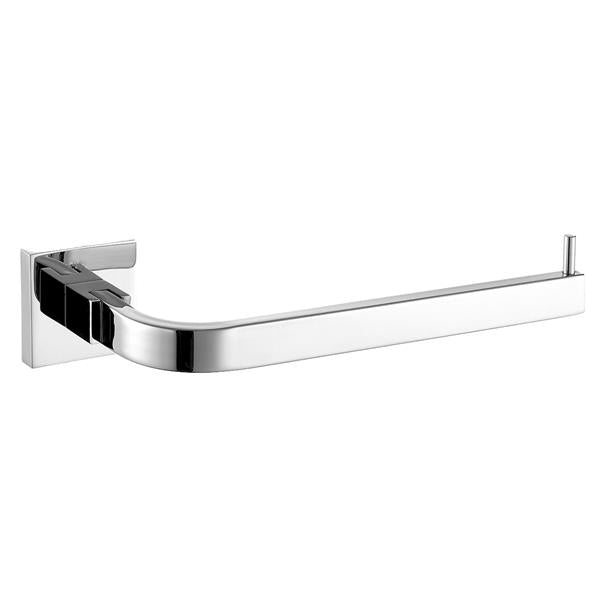 Bright Polishing Square Base Towel Hook Bars Silver Towel Rack 304 Stainless Steel Bathroom Accessories KJ51309 - Ballimart