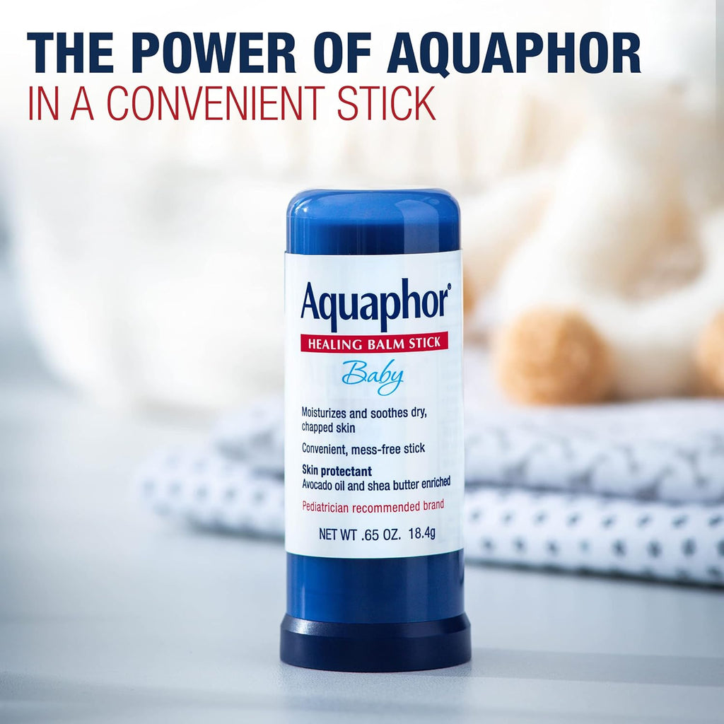 Aquaphor Baby Healing Balm Stick – Moisturizing &amp; Protective with Avocado Oil &amp; Shea Butter (0.65 Oz)