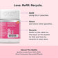 OLLY Undeniable Beauty Gummy for Hair, Skin &amp; Nails | Biotin, Vitamin C &amp; Keratin - Gluten-Free Chewable Supplements, 30-Day Supply, 60 Count