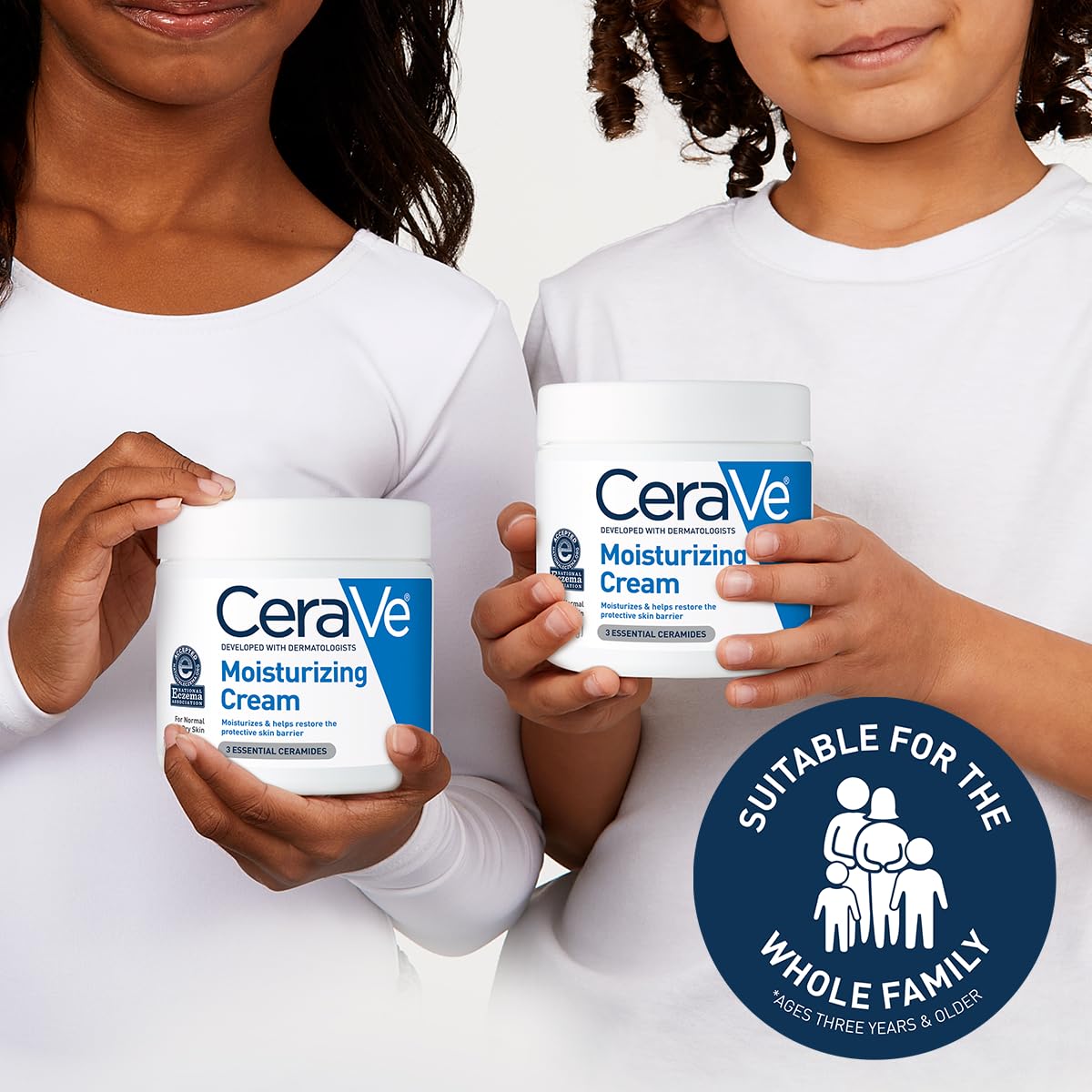 CeraVe Moisturizing Cream | 19 oz | Body & Face Moisturizer with Hyaluronic Acid & Ceramides