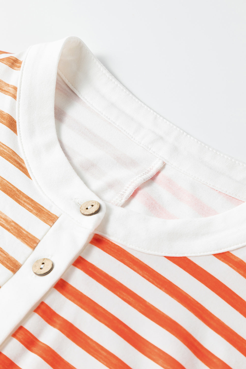Orange Stripe Oversized Buttoned Front Sleeveless Wide Leg Jumpsuit - Ballimart
