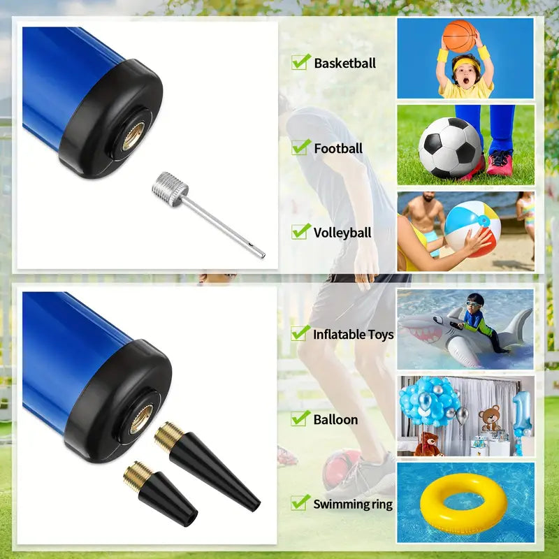 Portable Multifunctional Ball Pump With Needle And Nozzle