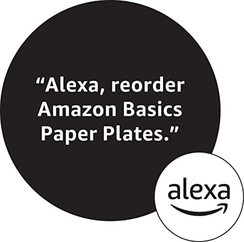 Amazon Basics Everyday Paper Plates - 8.62 Inch, 200 Count | Disposable & Microwave-Safe