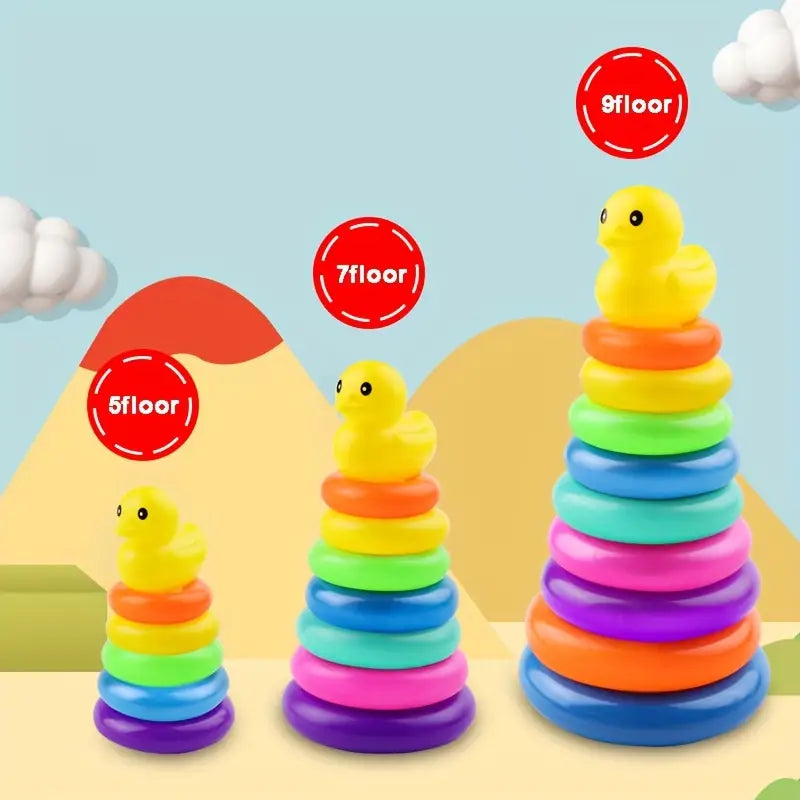 Color Random Rainbow Circle Educational Toys - Ballimart