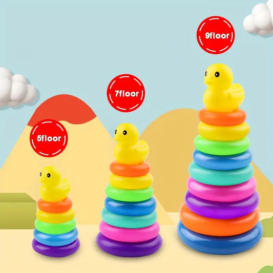 Color Random Rainbow Circle Educational Toys - Ballimart