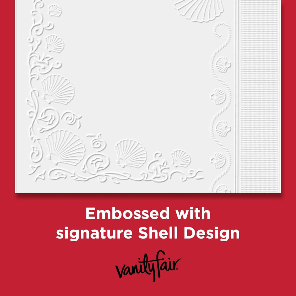 Vanity Fair Everyday Paper Napkins, 200 Count, Disposable Napkins Made Soft And Smooth For Everyday Meals - Ballimart