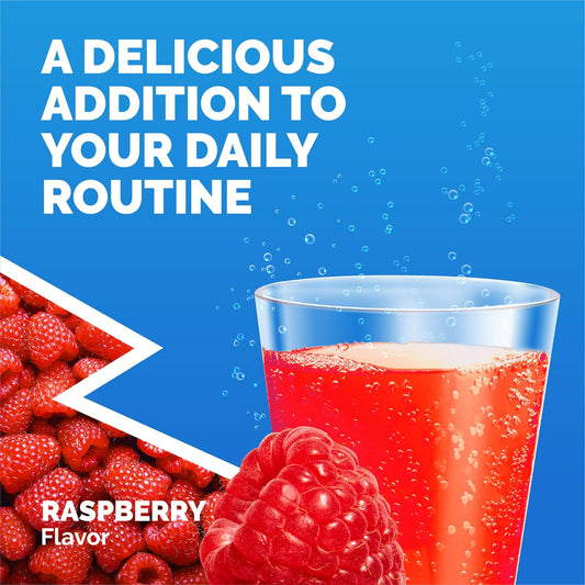 Emergen-C Immune+ Triple Action Powder – 1000mg Vitamin C, B Vitamins, BetaVia® & Antioxidants – Raspberry Flavor – 30 Packets