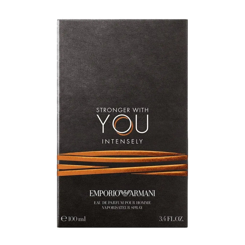 Armani Stronger With You Intensely – Eau de Parfum for Men (3.4 oz)