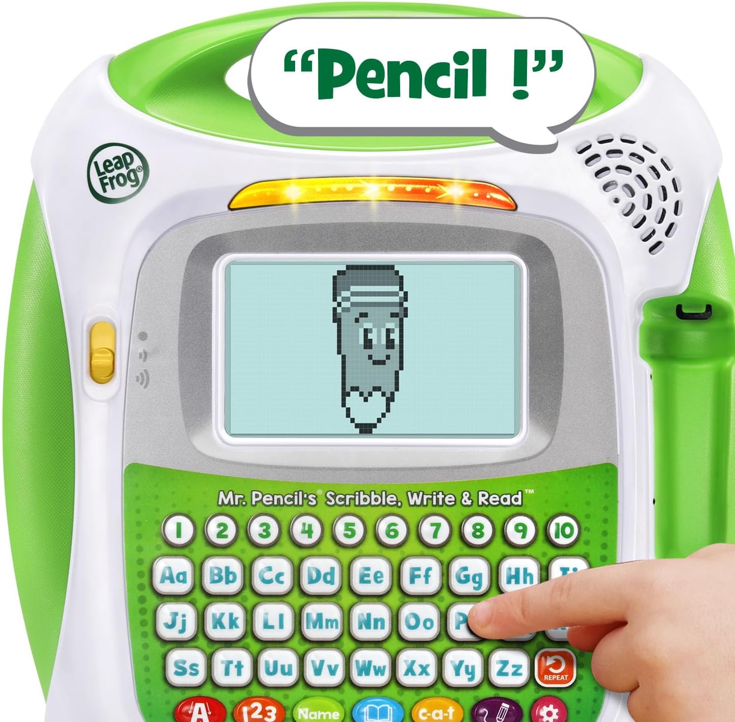 LeapFrog Mr. Pencil's Scribble, Write and Read - Green | Interactive Learning Tool for Ages 3+ - Ballimart