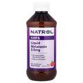 Bottle of Natrol Liquid Melatonin 2.5mg on a white background
