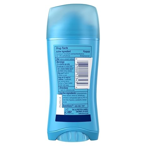 Secret Antiperspirant and Deodorant - Invisible Solid, Powder Fresh Scent (2.6 oz) | 24-Hour Sweat & Odor Protection