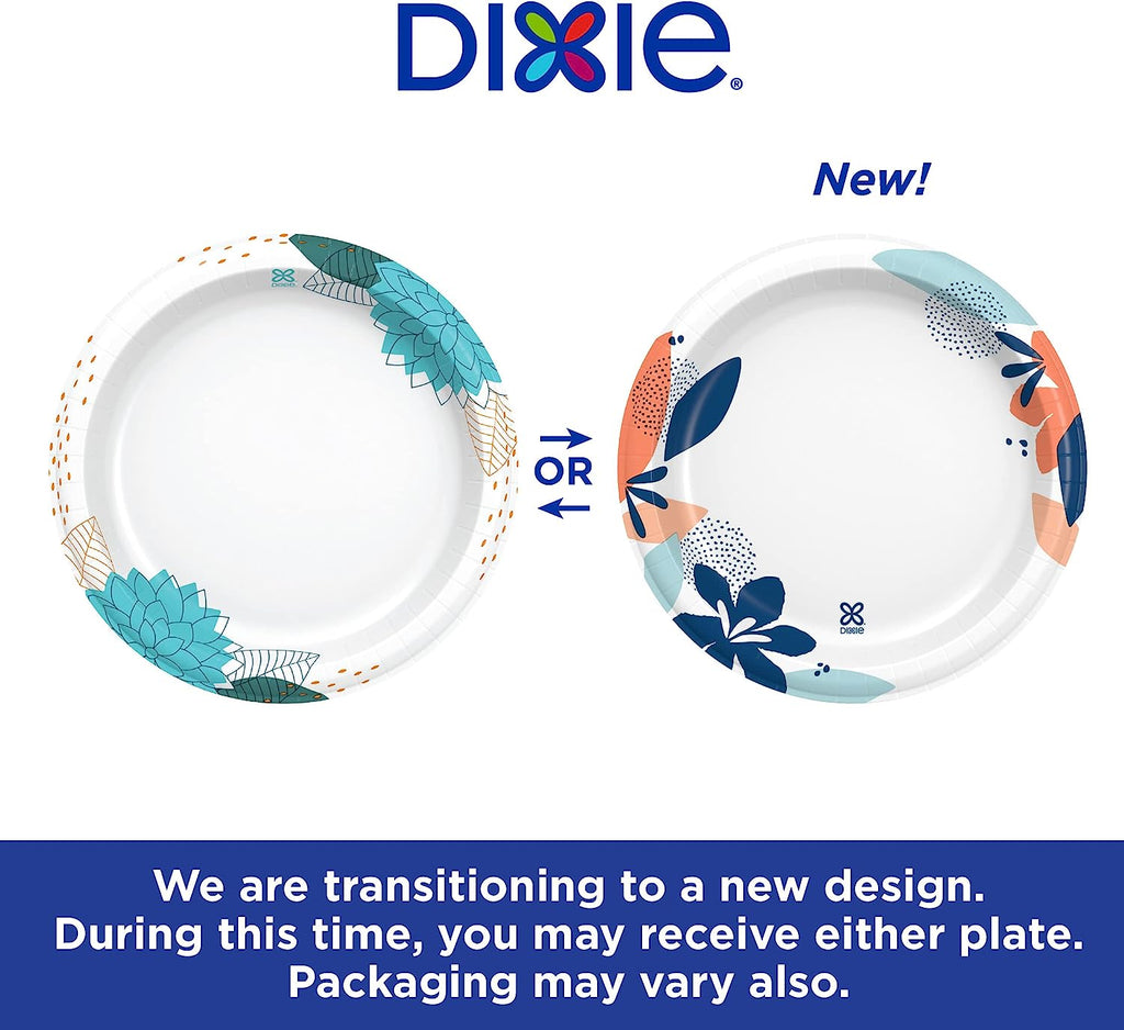 ✨ Dixie Medium Paper Plates - 8.5 Inch | 2X Stronger, Soak-Proof, & Microwave-Safe ✨ - Ballimart