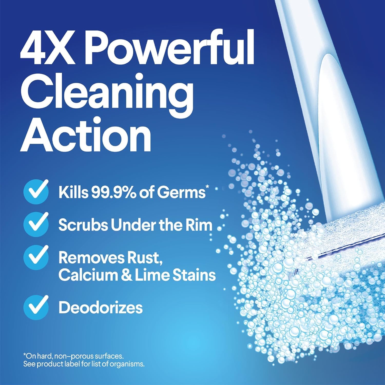 Clorox ToiletWand Disinfecting Refills, Disposable Scrubbing Heads - 30 Count | Powerful Cleaning Action, Kills 99.9% of Bacteria & Viruses