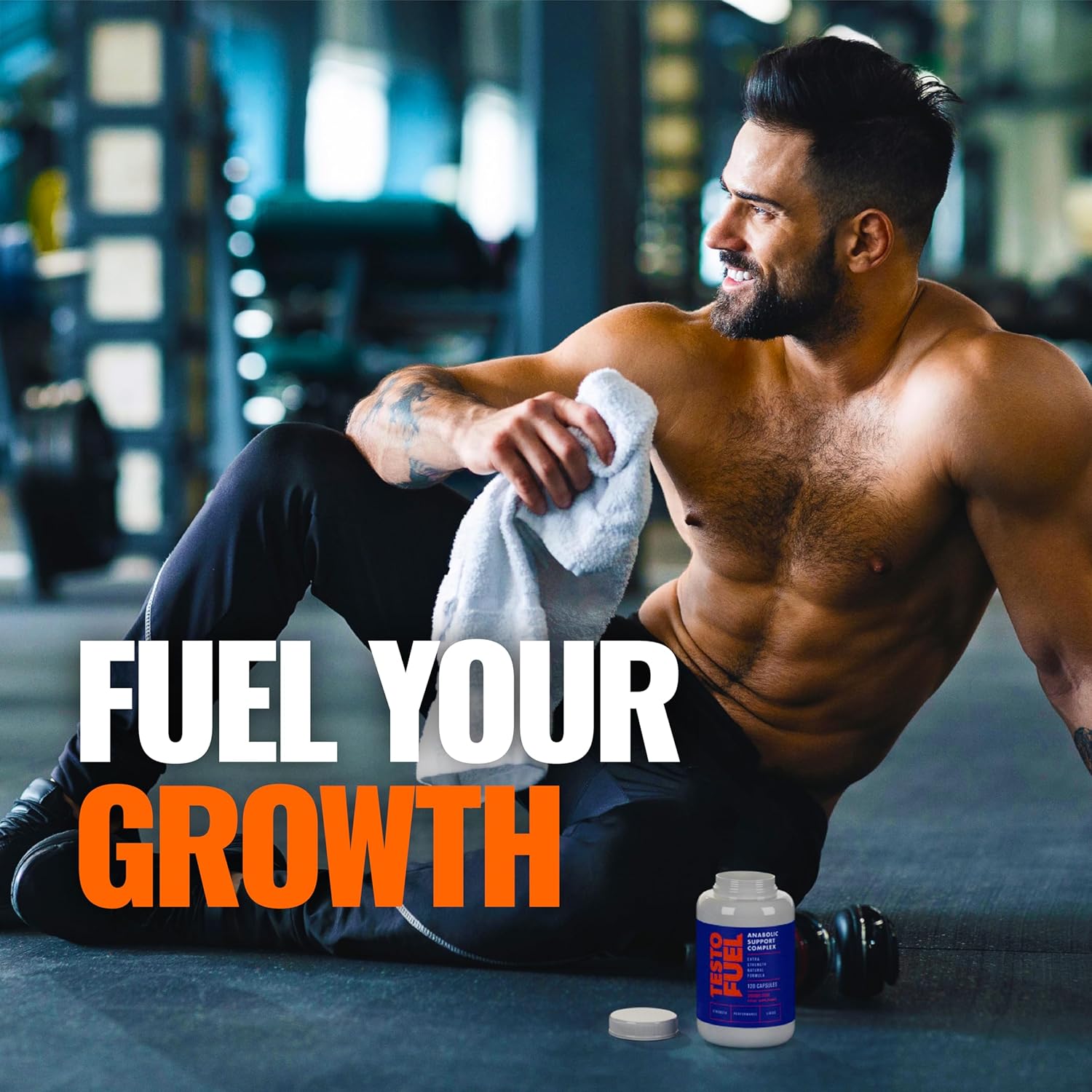 TestoFuel 120 T-Booster Pills – Test Booster for Men